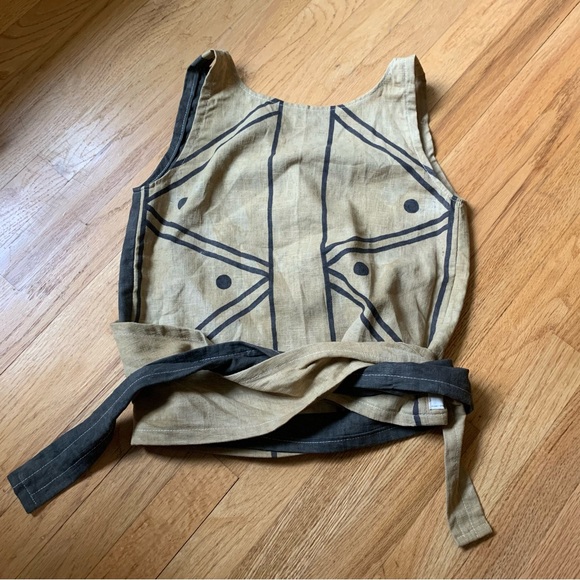 ✨SOLD✨Handmade, hand dyed, plant dyed wrap tank size small Etsy Kemi - Picture 8 of 12